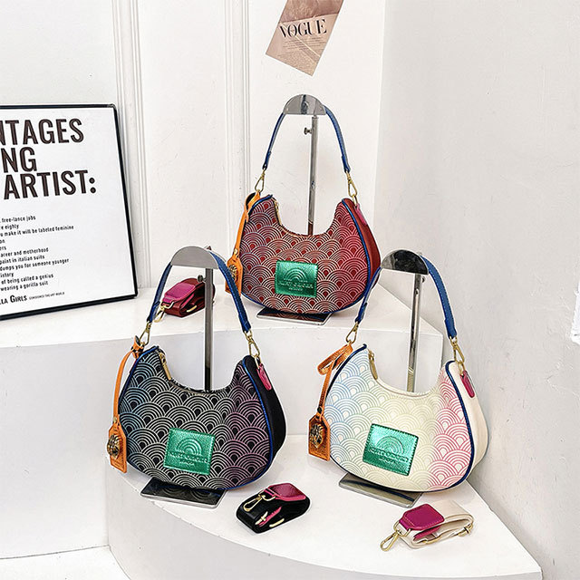 Printed Fashion Underarm Shoulder Bag