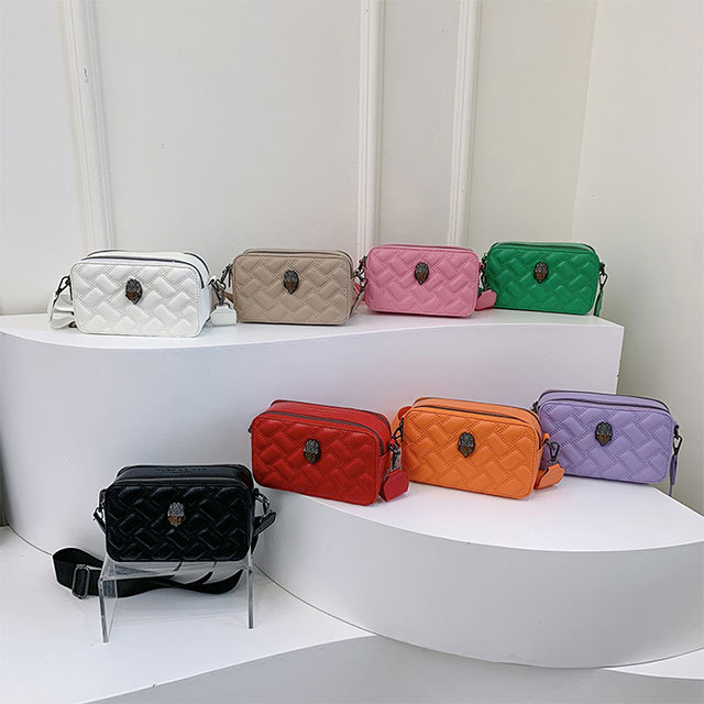 Candy Color Wide Straps Crossbody Bag