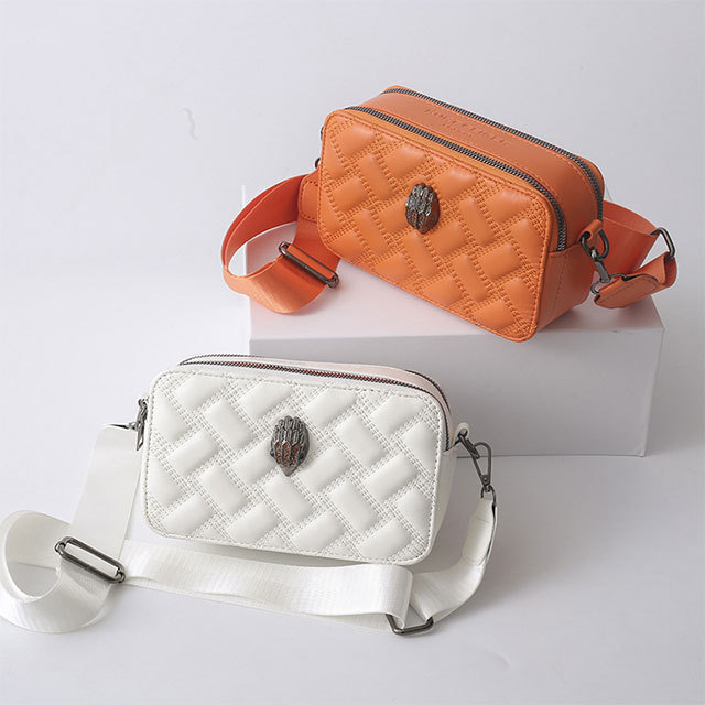 Candy Color Wide Straps Crossbody Bag