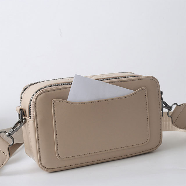 Candy Color Wide Straps Crossbody Bag