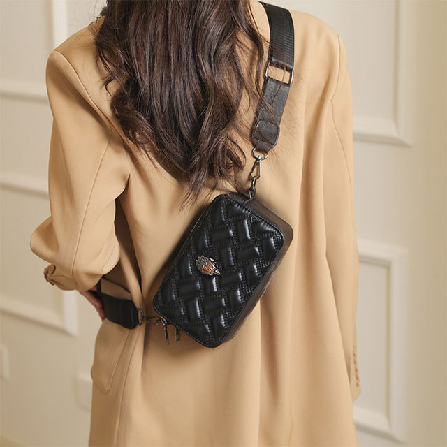 Candy Color Wide Straps Crossbody Bag