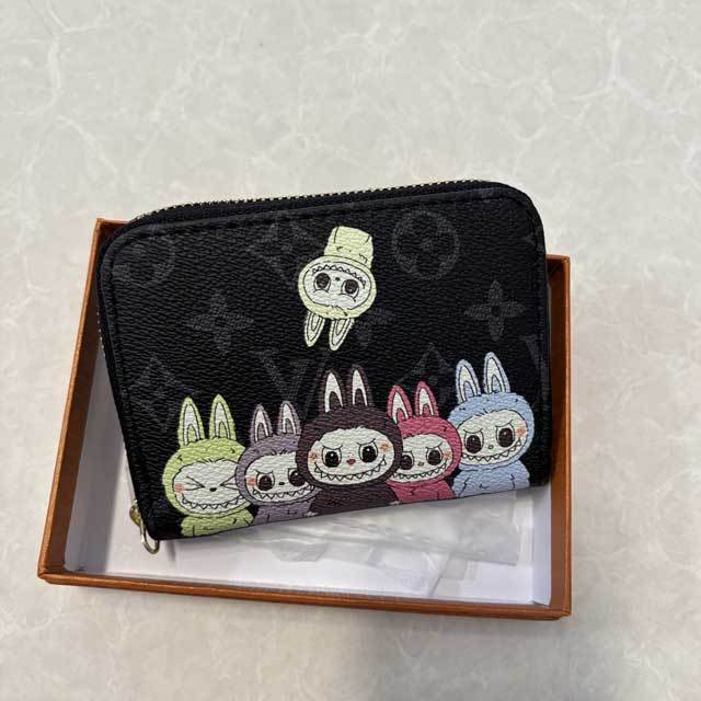 Labubu Fashion Leather Casual Wallet