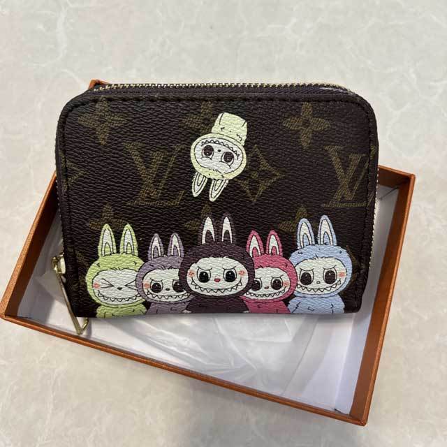Labubu Fashion Leather Casual Wallet