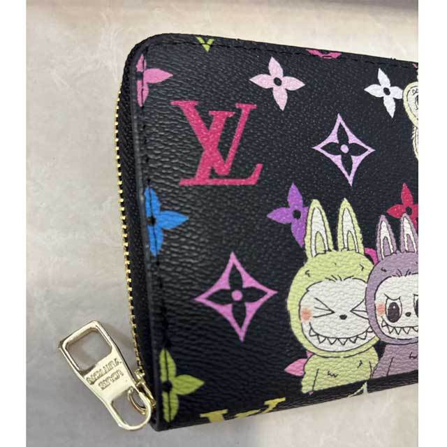 Labubu Fashion Leather Rectangular Wallet