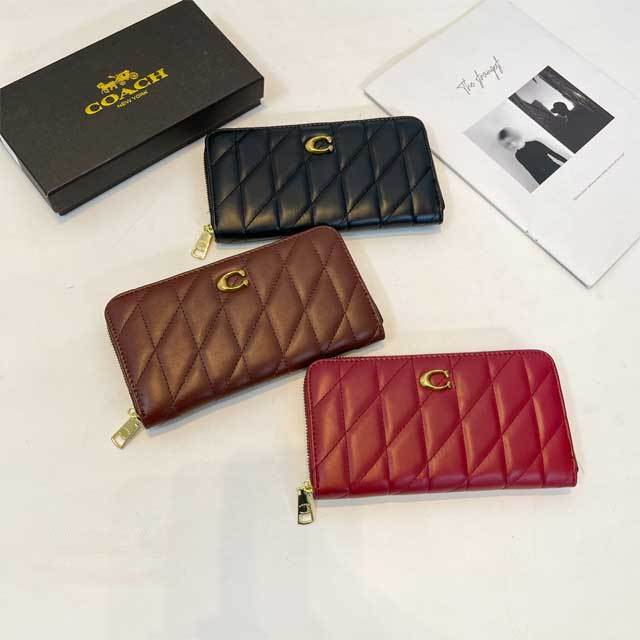 Zipper Fashion Leather Purses