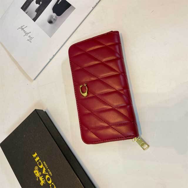 Zipper Fashion Leather Purses