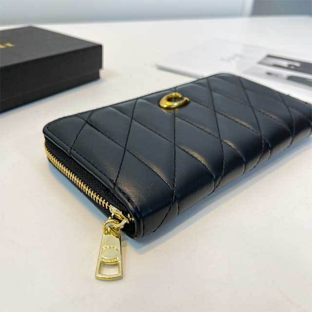 Zipper Fashion Leather Purses