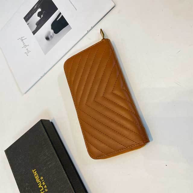 Zipper Leather Women Purses