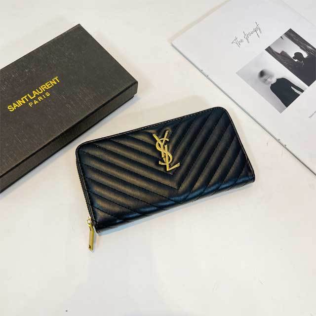 Zipper Leather Women Purses