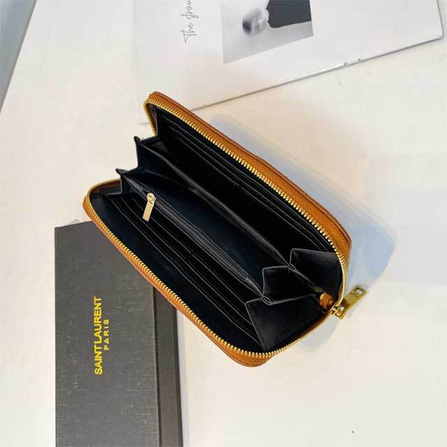 Zipper Leather Women Purses