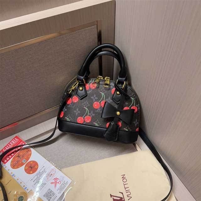 Cherry Print Fashion Women Crossbody Handbag