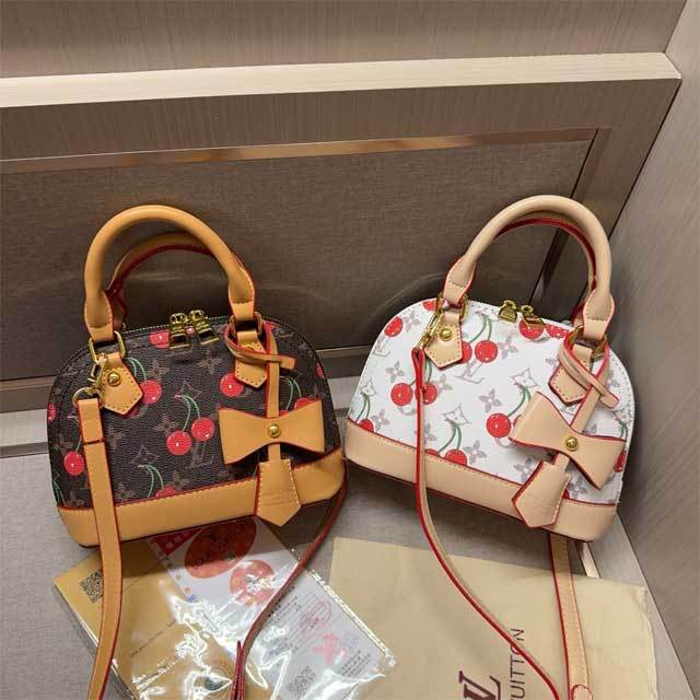 Cherry Print Fashion Women Crossbody Handbag