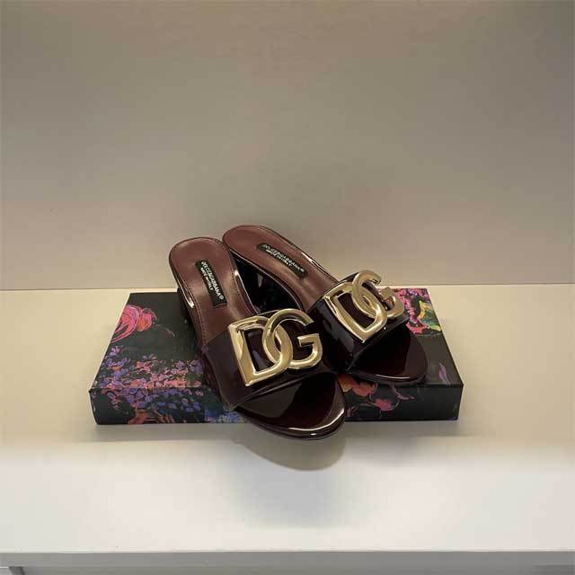 Metal Logo Sexy Fashion Chunky Sandals
