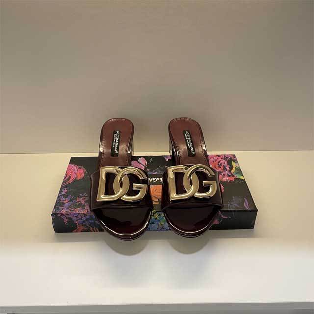 Metal Logo Sexy Fashion Chunky Sandals