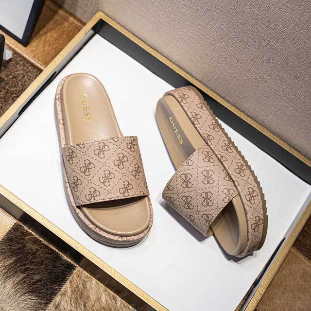 Luxury Fashion Printed Open Toe Platform Shoes