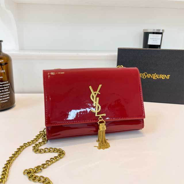 Chained Leather Fashion Women Messenger Bag