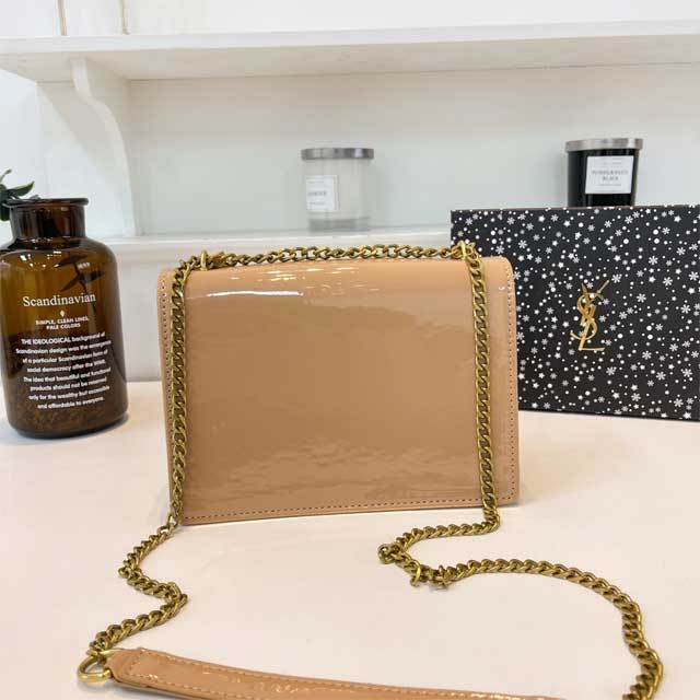 Shiny Leather Fashion Messenger Bag