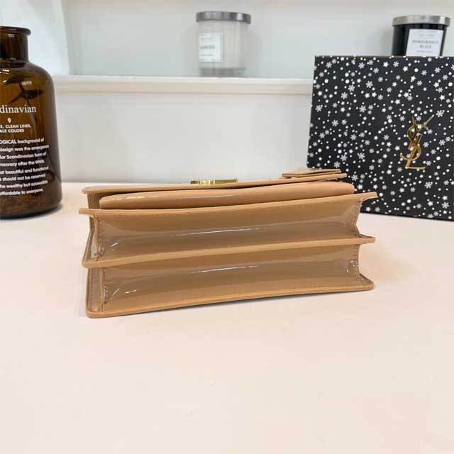 Shiny Leather Fashion Messenger Bag