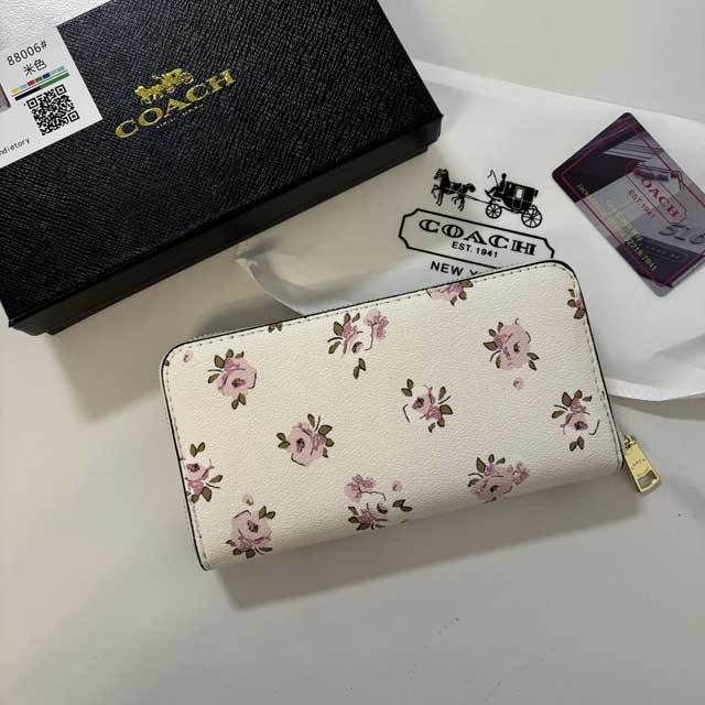 Metal Logo Floral Print Fashion Purses