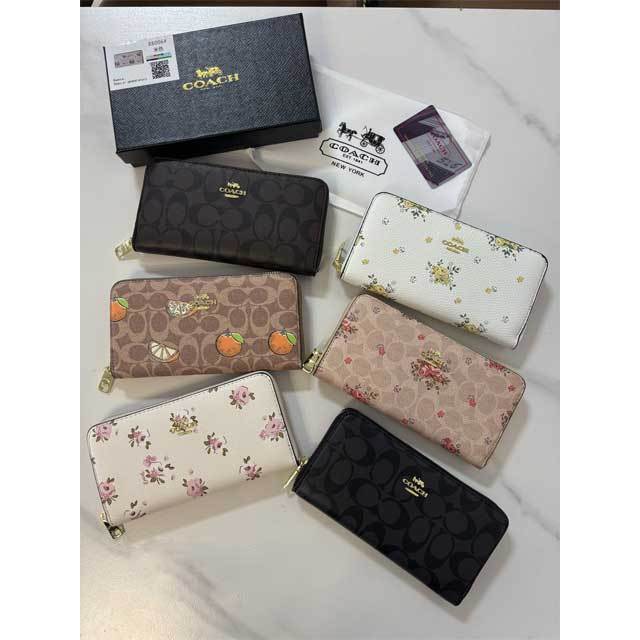 Metal Logo Floral Print Fashion Purses