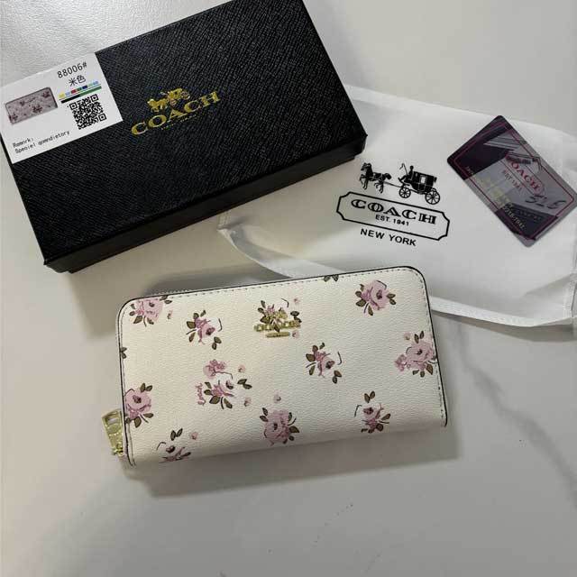 Metal Logo Floral Print Fashion Purses