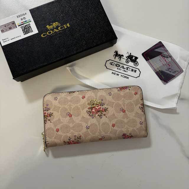 Metal Logo Floral Print Fashion Purses