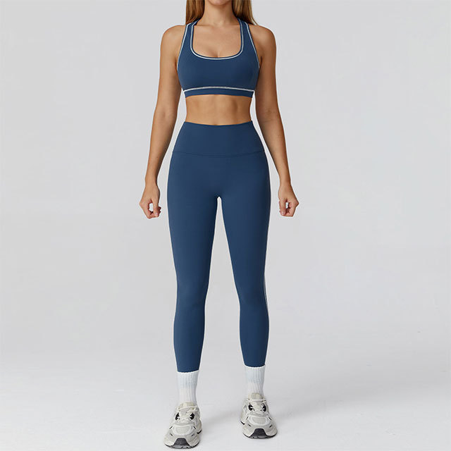 Colorblock Activewear Tight Pant Set 3 Pieces