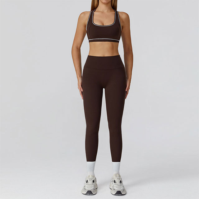 Colorblock Activewear Tight Pant Set 3 Pieces