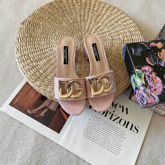 Fashion Braid Hollow Out Chunky Sandals