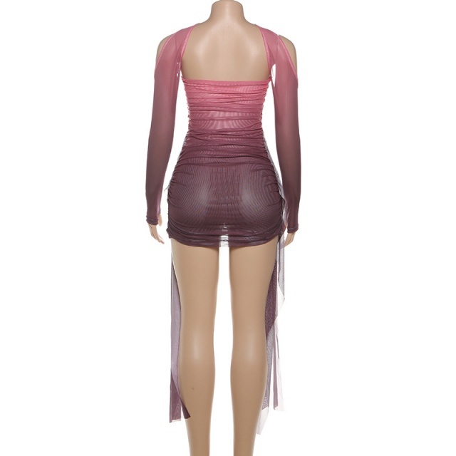 Tube Top Ruched Bodycon Dress