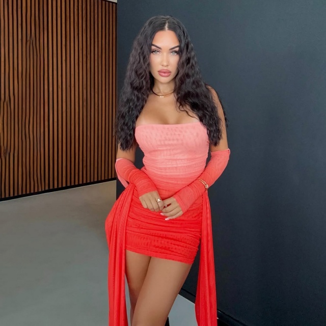 Tube Top Ruched Bodycon Dress