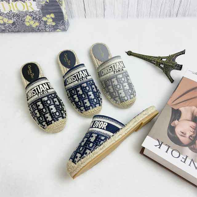 Alphabet Lazy Slip-on Semi-trail Shoes