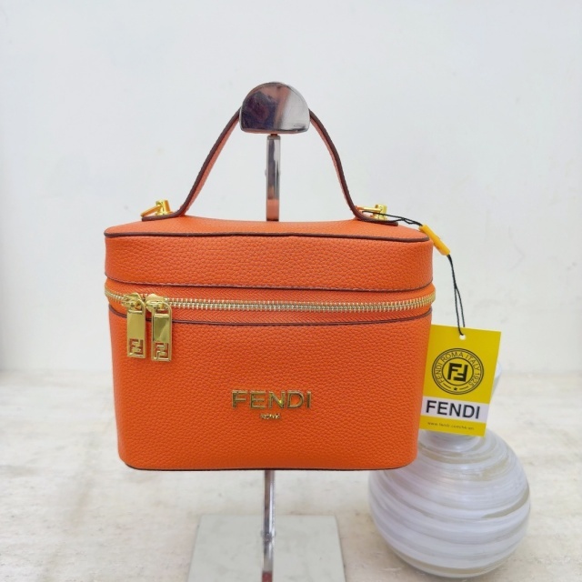Leather Fashion Crossbody Makeup Bag