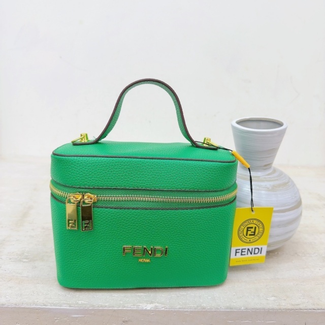 Leather Fashion Crossbody Makeup Bag