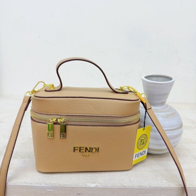 Leather Fashion Crossbody Makeup Bag