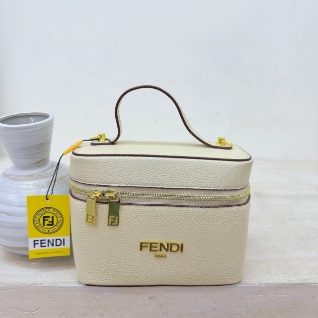 Leather Fashion Crossbody Makeup Bag