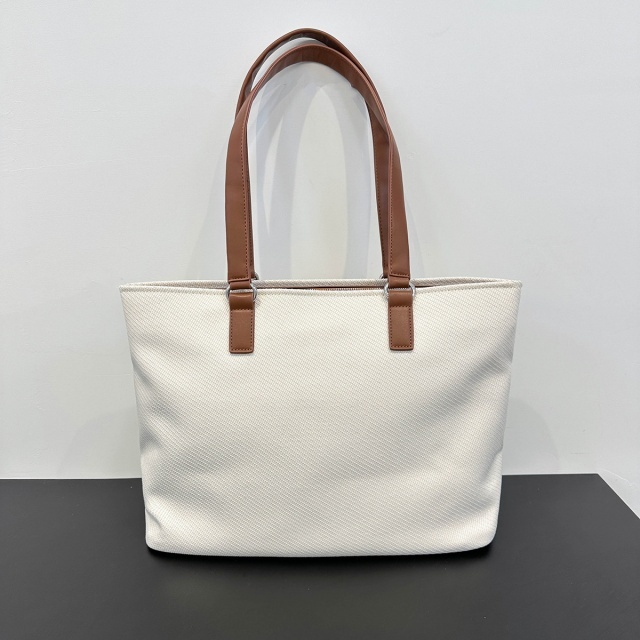 Letters Printed Canvas Shouder Bag