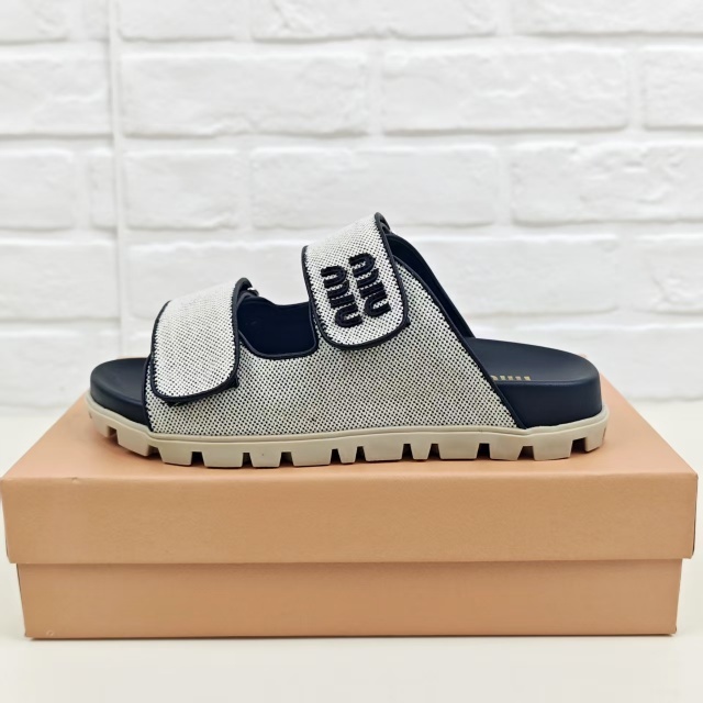 Fashion Velcro Casual Flat Slides