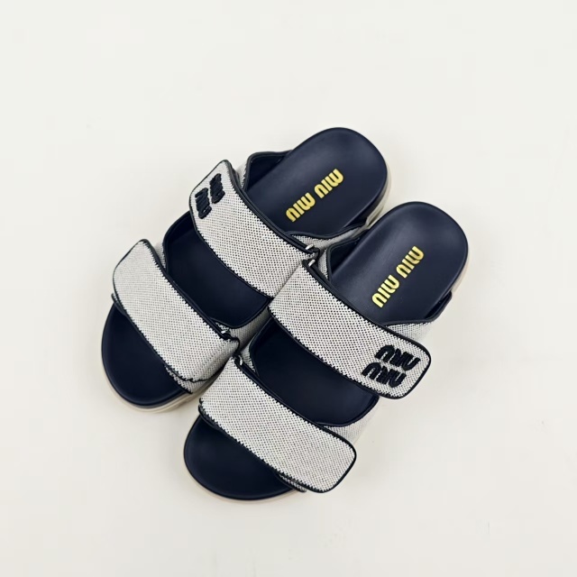 Fashion Velcro Casual Flat Slides