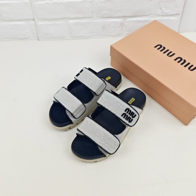 Fashion Velcro Casual Flat Slides