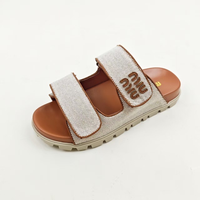 Fashion Velcro Casual Flat Slides