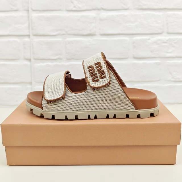 Fashion Velcro Casual Flat Slides