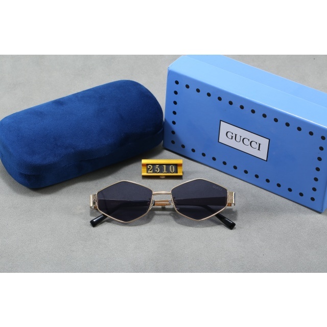 Diamond Shape Metal Frame Retro Luxury Glasses
