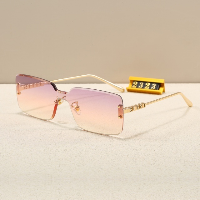 Rectangle Rimless One Piece Glasses