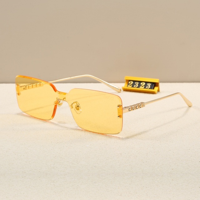 Rectangle Rimless One Piece Glasses