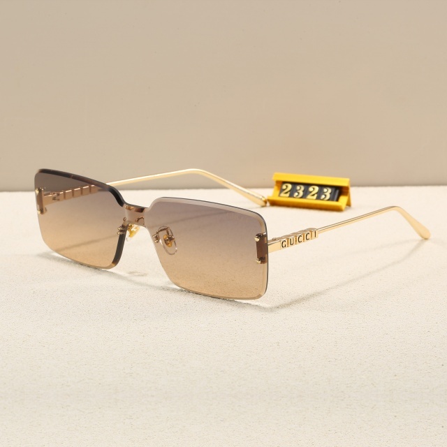 Rectangle Rimless One Piece Glasses