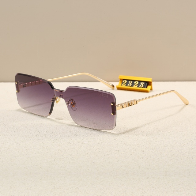 Rectangle Rimless One Piece Glasses