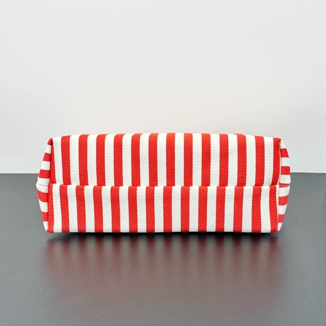 Casual Style Striped Printed Canvas Bag Shoulder Bag