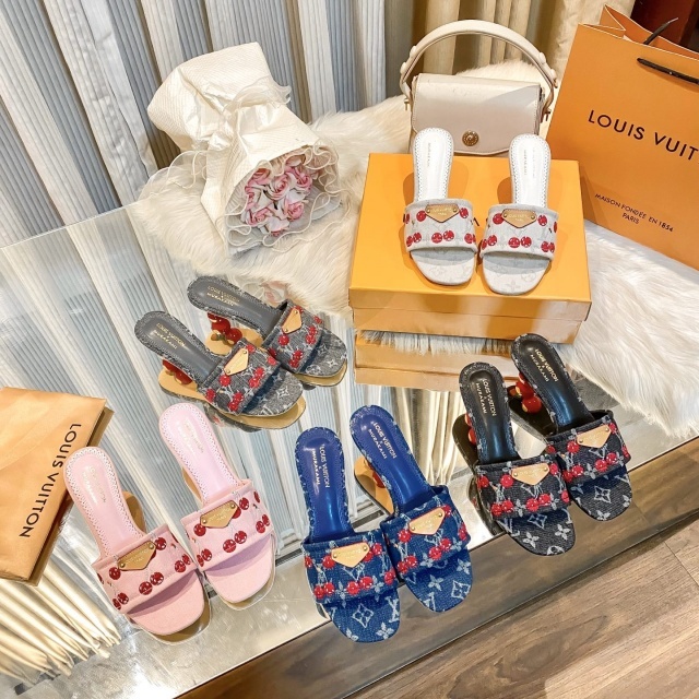 Cherry High Heeled Women Sandals