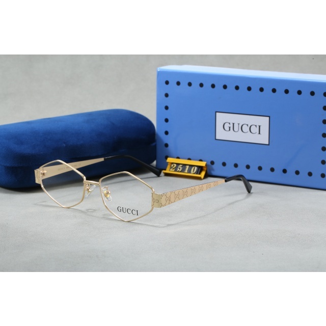 Diamond Shape Metal Frame Retro Luxury Glasses